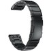 Curea ceas Smartwatch Garmin Fenix 7 / 6 / 5 Plus / 5, 22 mm Otel inoxidabil iUni Black Link Bracele